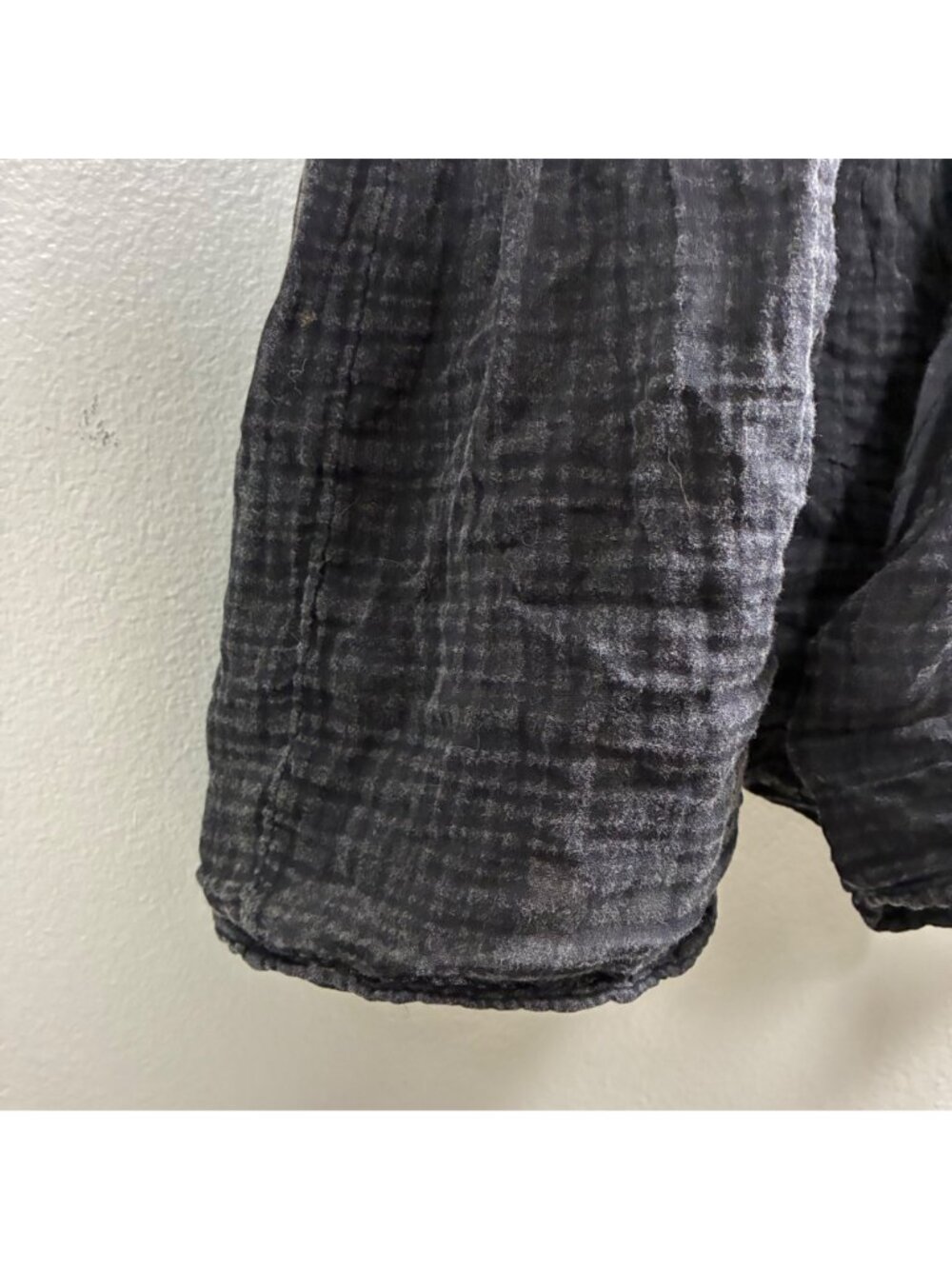 Anthropologie Marisol Maxi Dress 2X Black Smocked Gauze Strapless Tiered Cotton - Picture 3 of 9